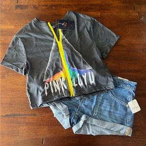 NWT Knee Deep Denim Pink Floyd T-shirt